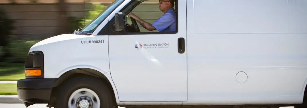 KIC Refrigeration service vehicle serving Tyrone area